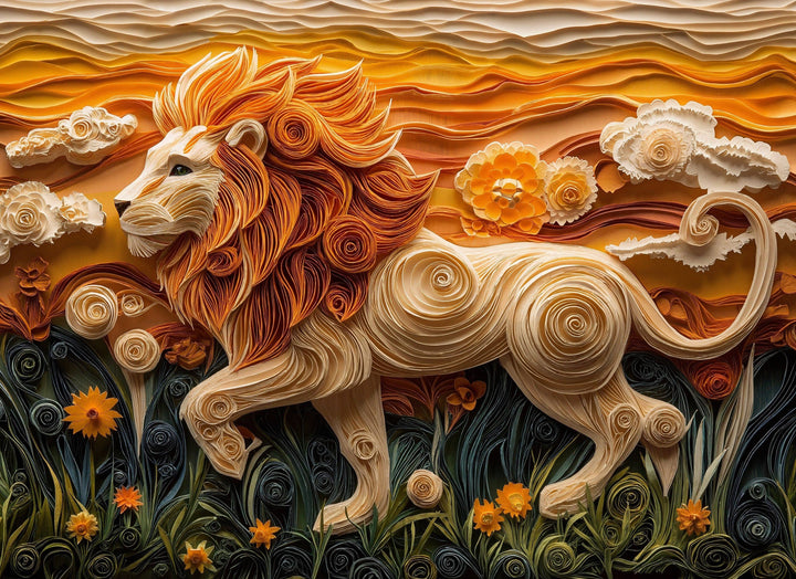 Golden Lion - 1000 Piece Puzzle