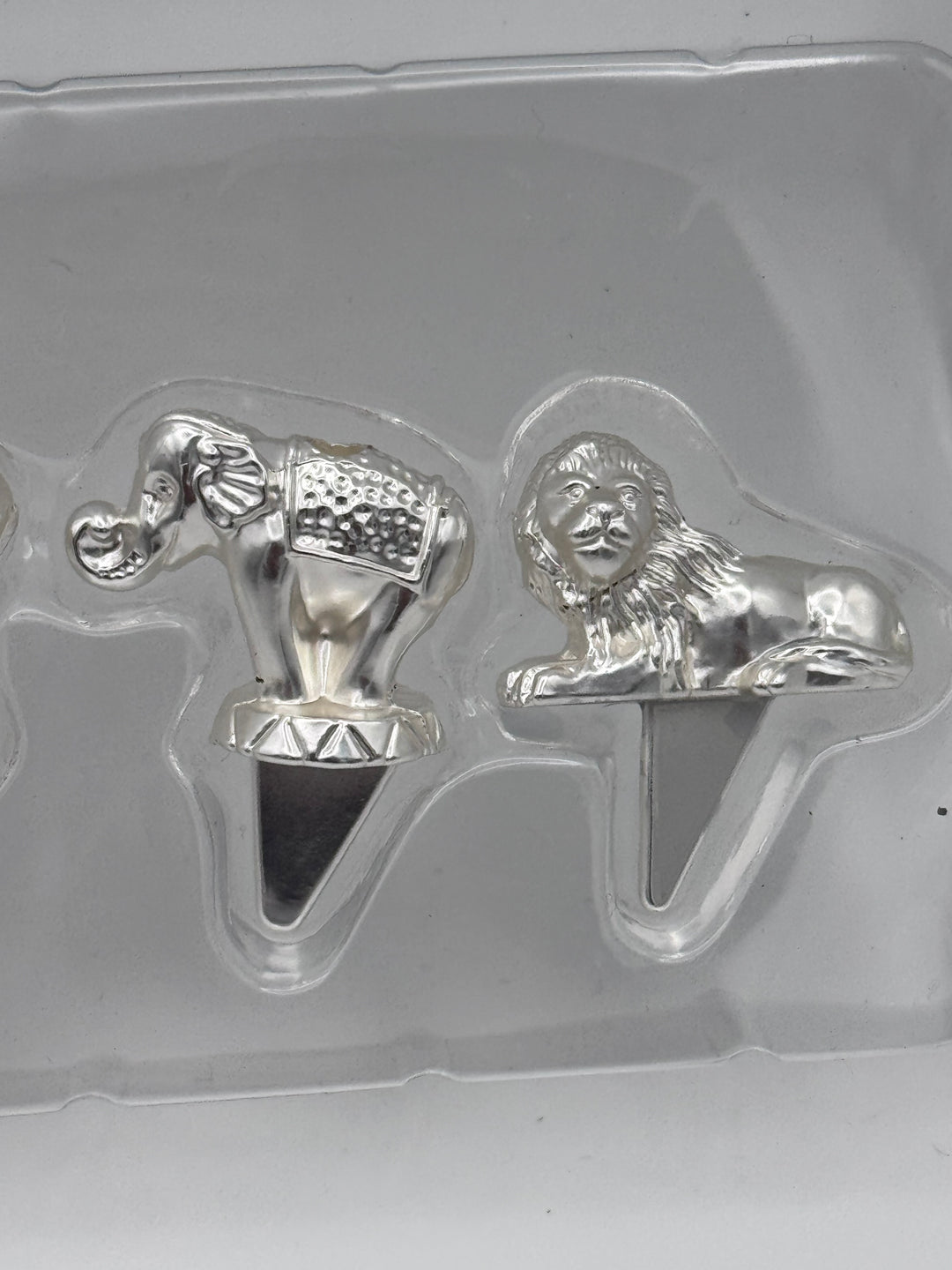 Circus Animal Birthday Cake Candle Holders, Boxed Set of 6