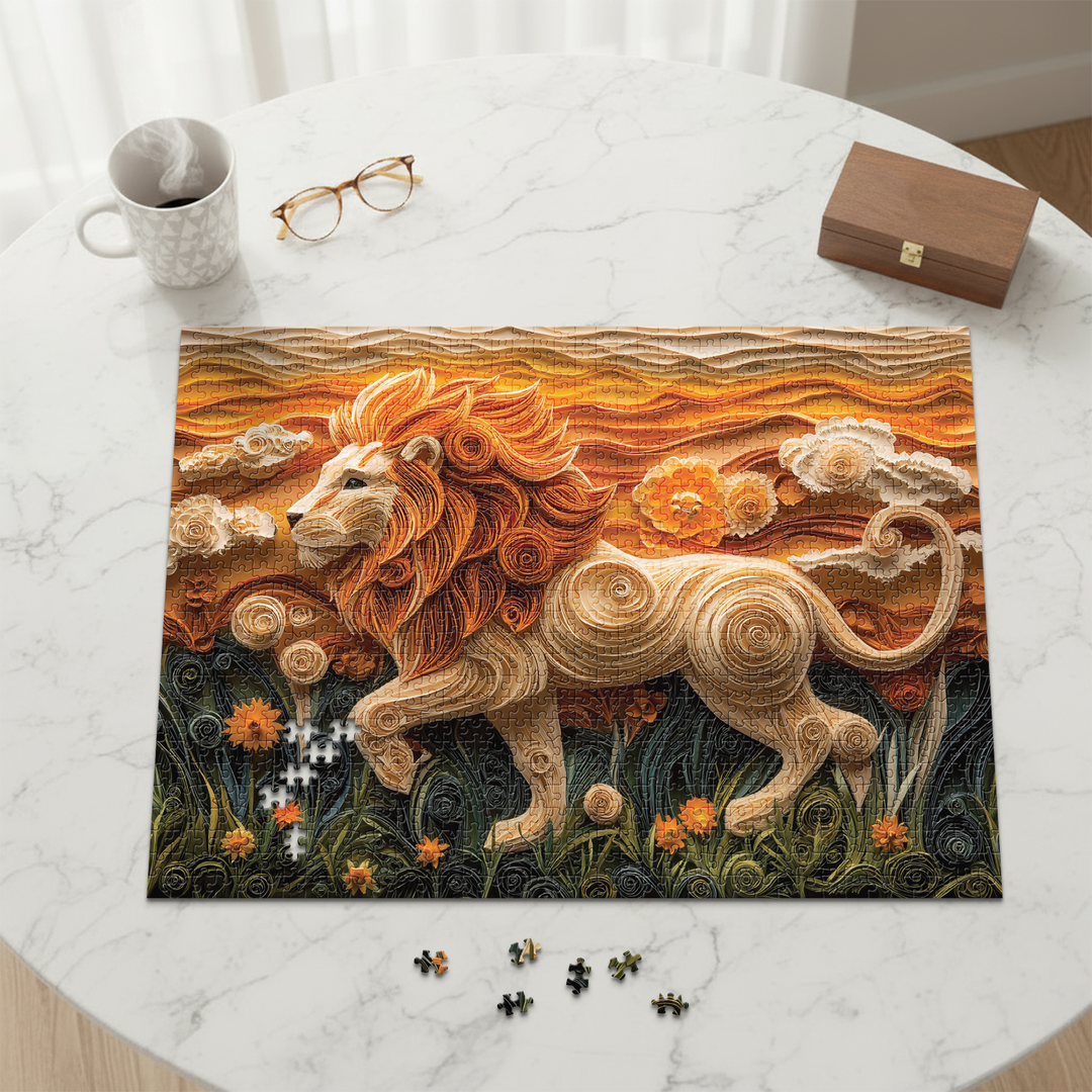 Golden Lion - 1000 Piece Puzzle