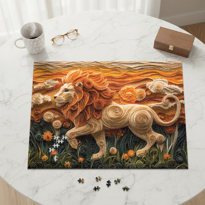 Golden Lion - 1000 Piece Puzzle