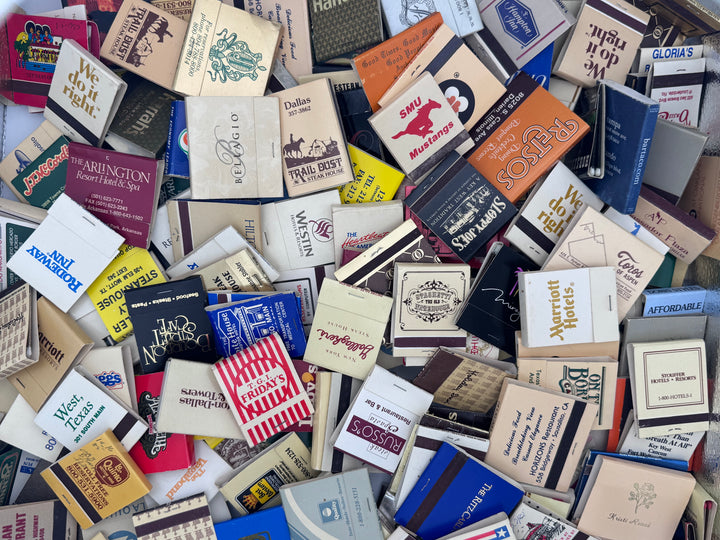 Random Vintage Matchbooks 10 Pack