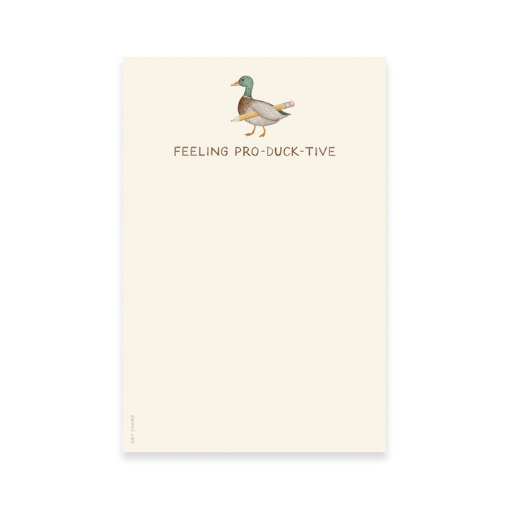 Feeling Productive Pun Notepad