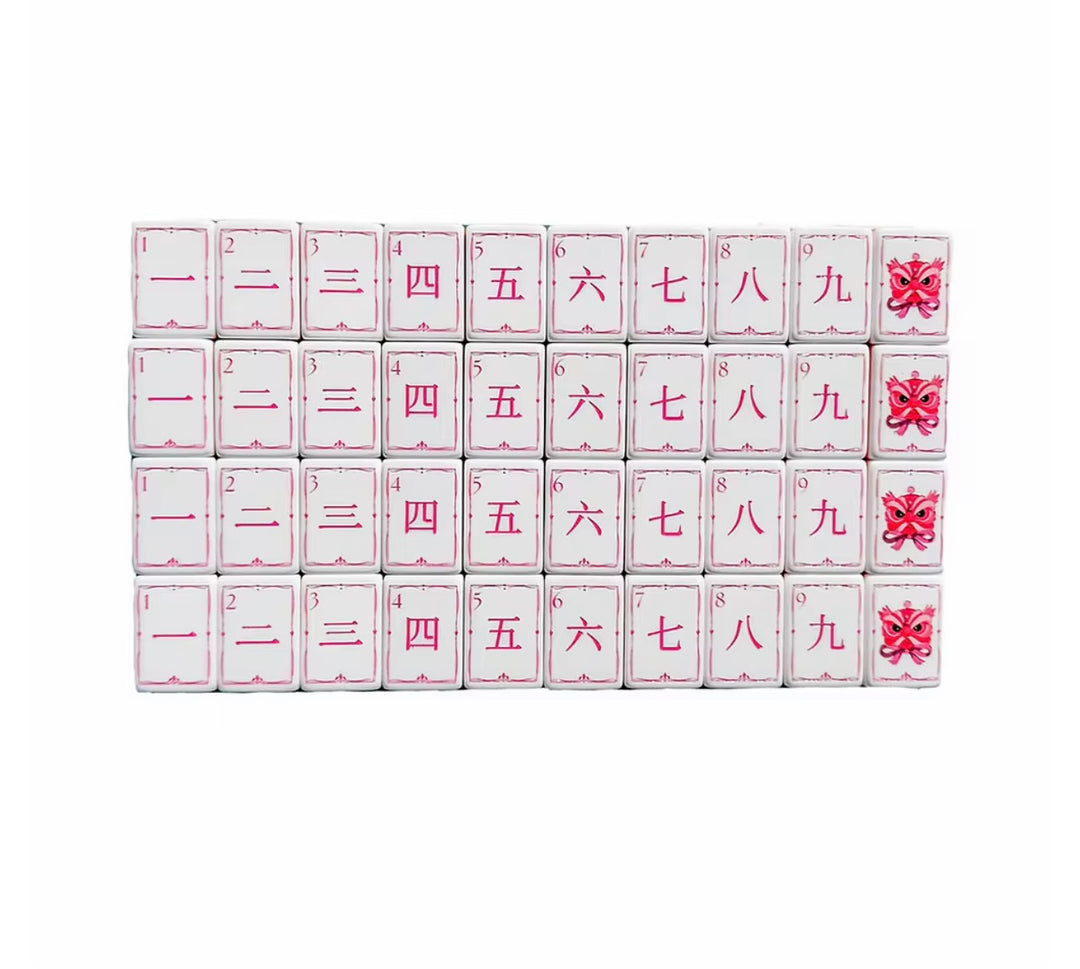 Cheerful Mahjong Tile Set