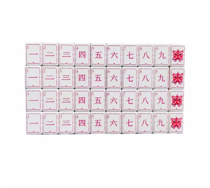 Cheerful Mahjong Tile Set