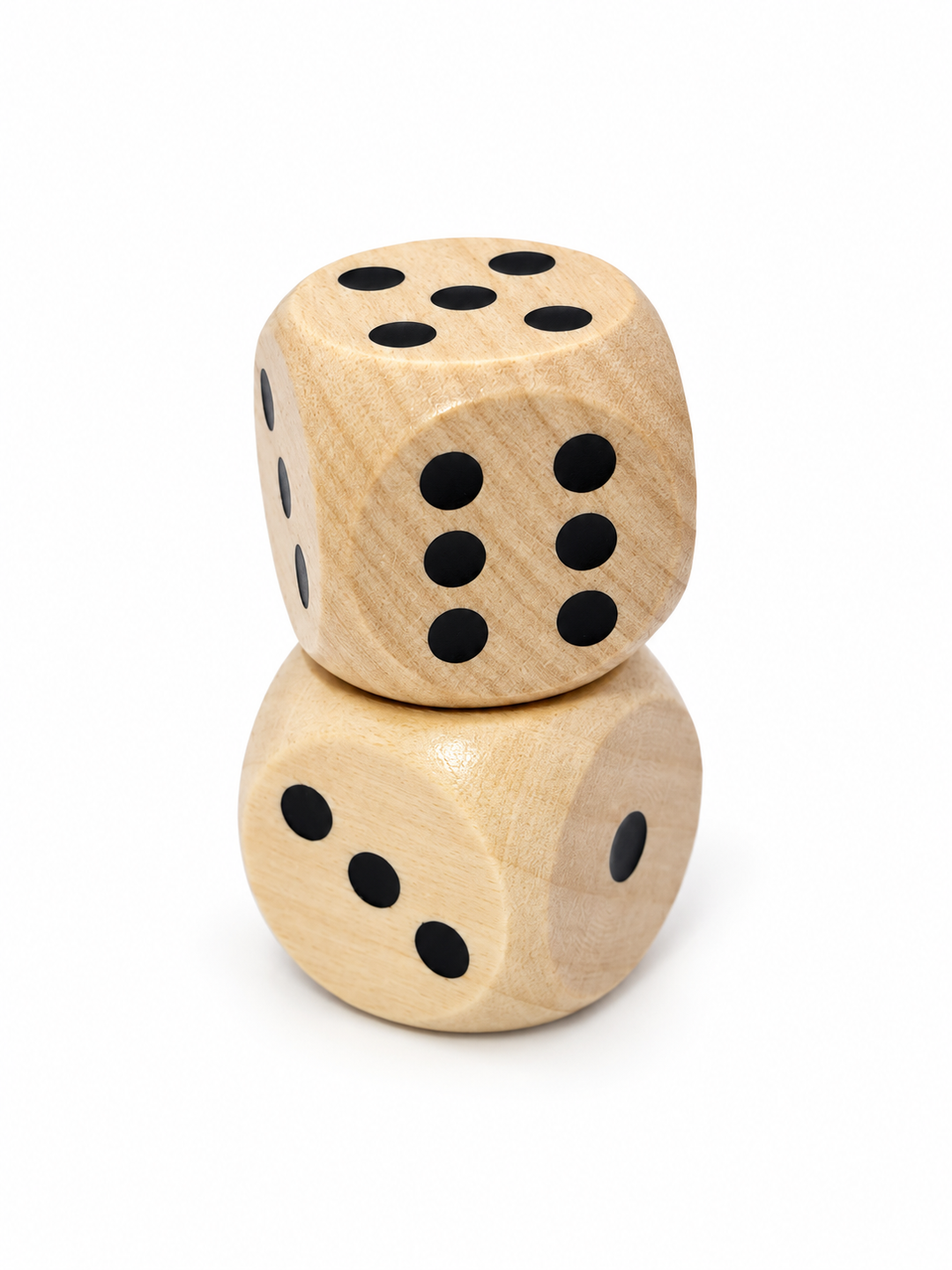 Large 25mm Wooden Rounded Dice