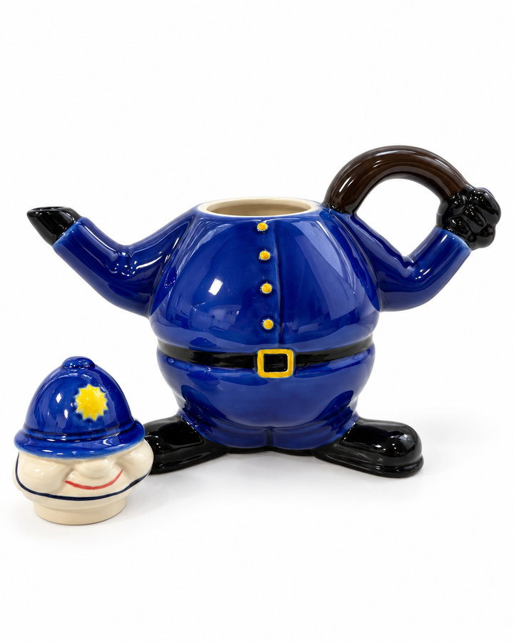 Vintage Summerbank Pottery Policeman Teapot