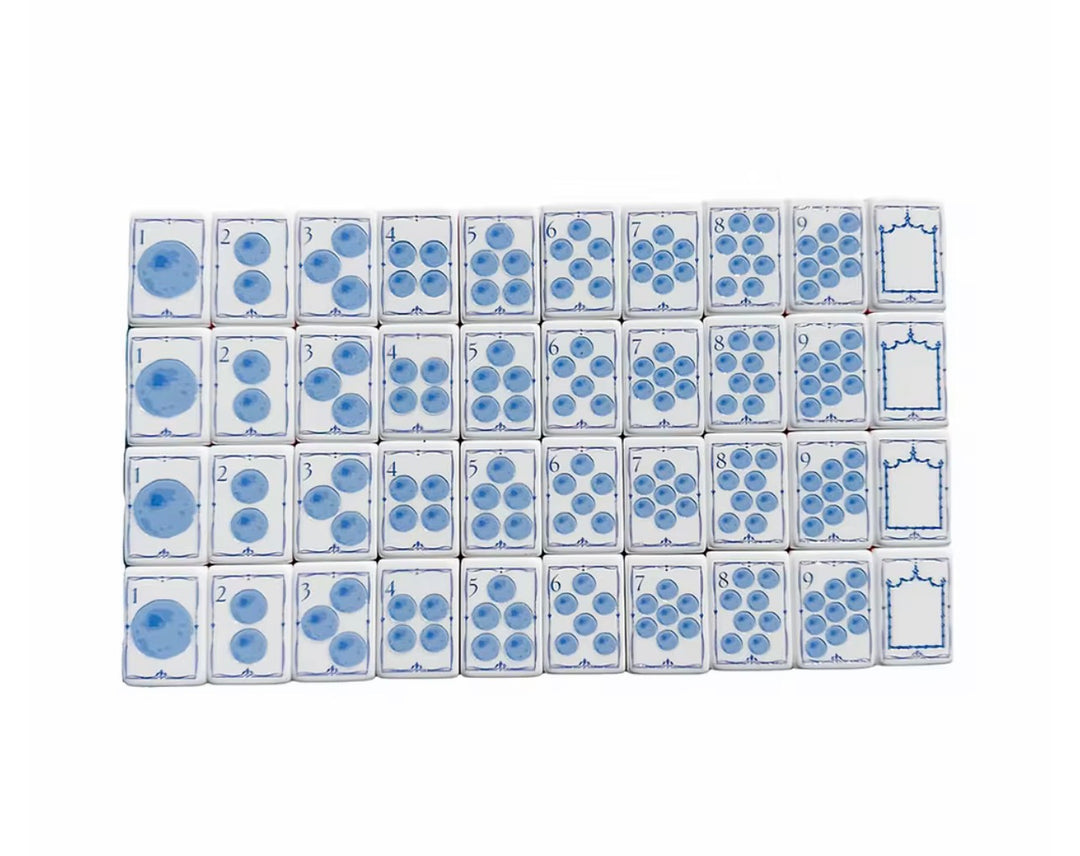 Cheerful Mahjong Tile Set