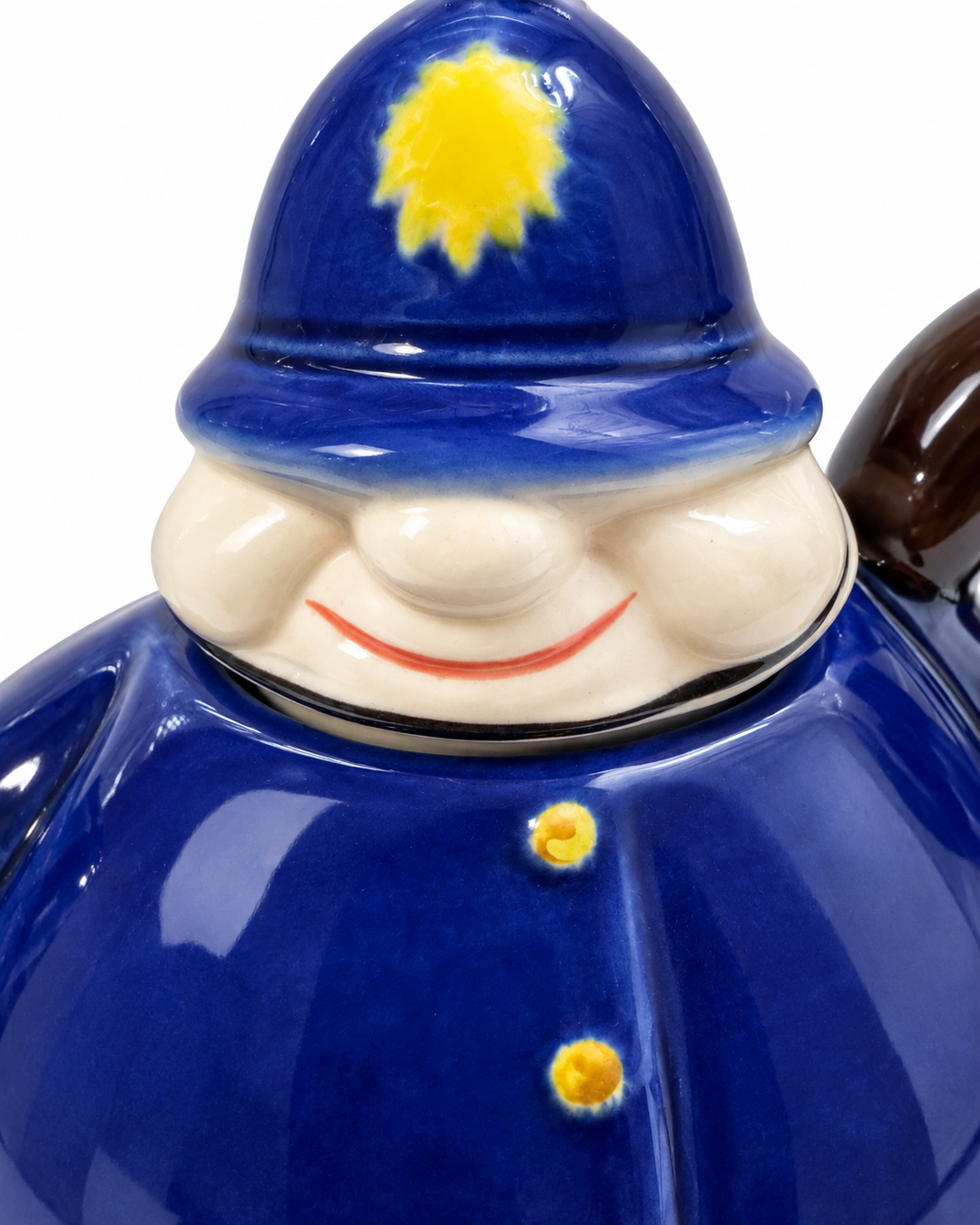 Vintage Summerbank Pottery Policeman Teapot