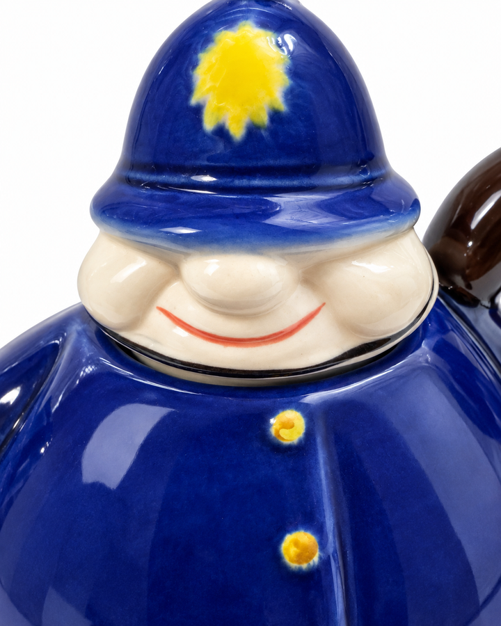 Vintage Summerbank Pottery Policeman Teapot