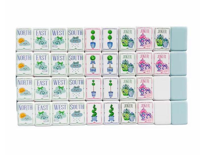 Cheerful Mahjong Tile Set