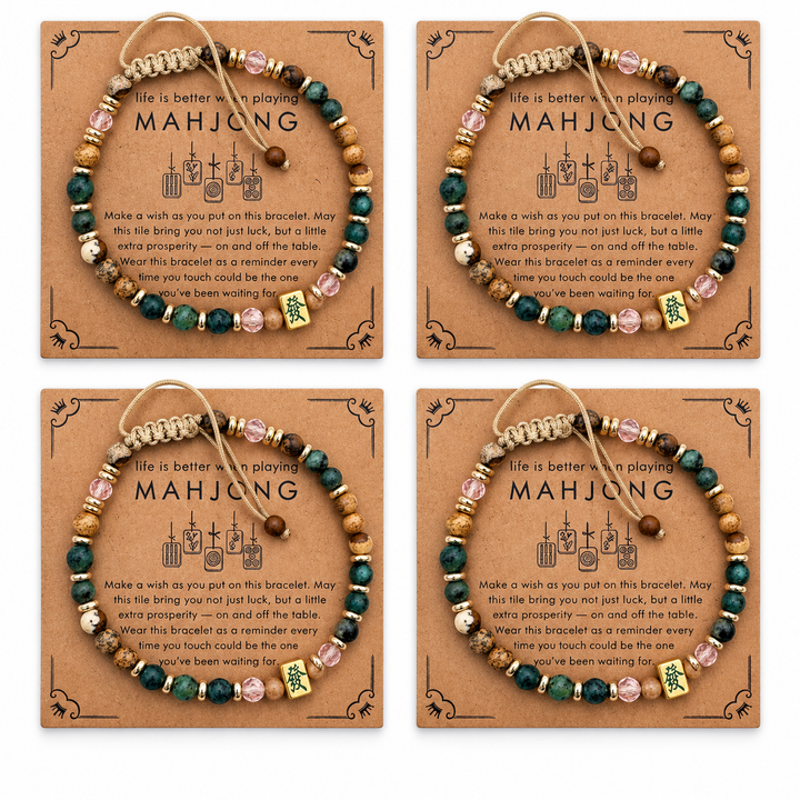 Mahjong Bracelets 4-Pack