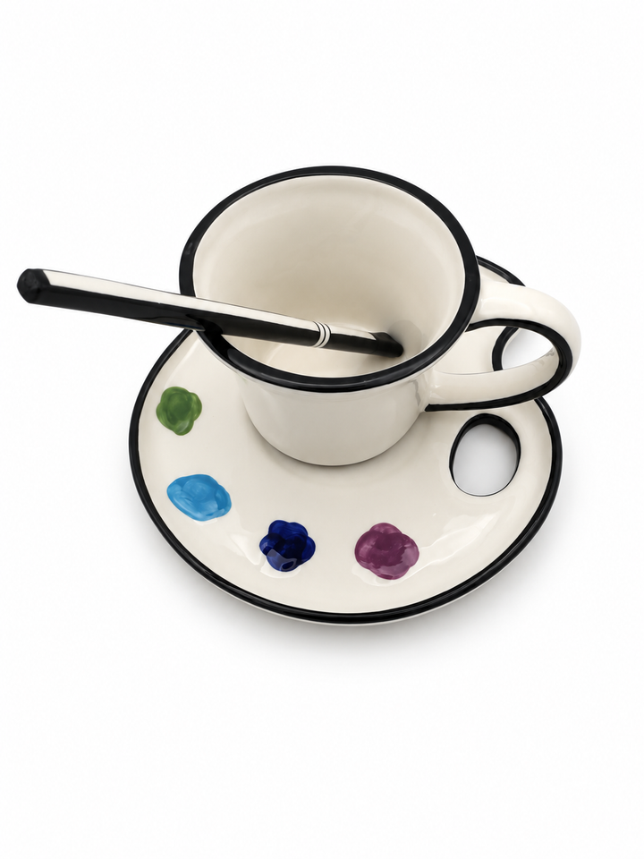 Paint Palette Ceramic Tea Set, 3-Pieces