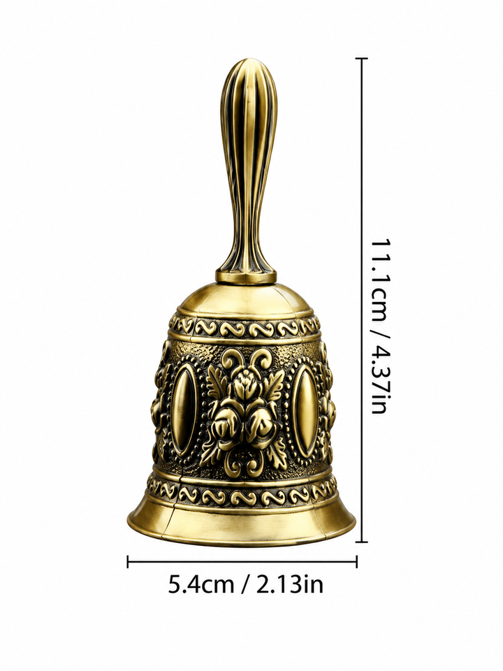 Antique Gold Hand Bell