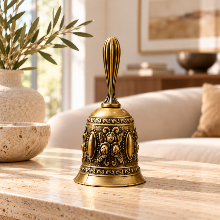 Antique Gold Hand Bell