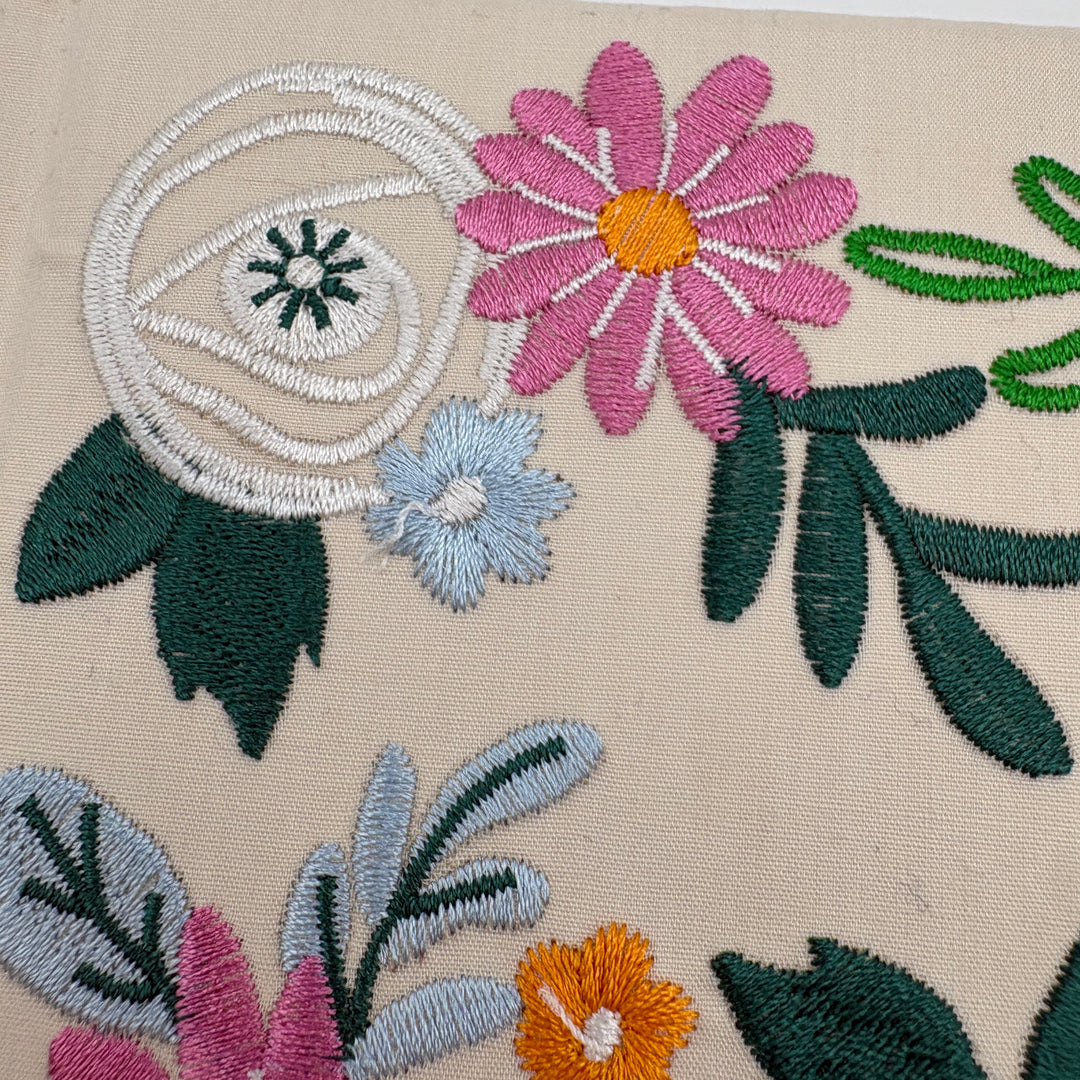 Papyrus Embroidered Floral Journal