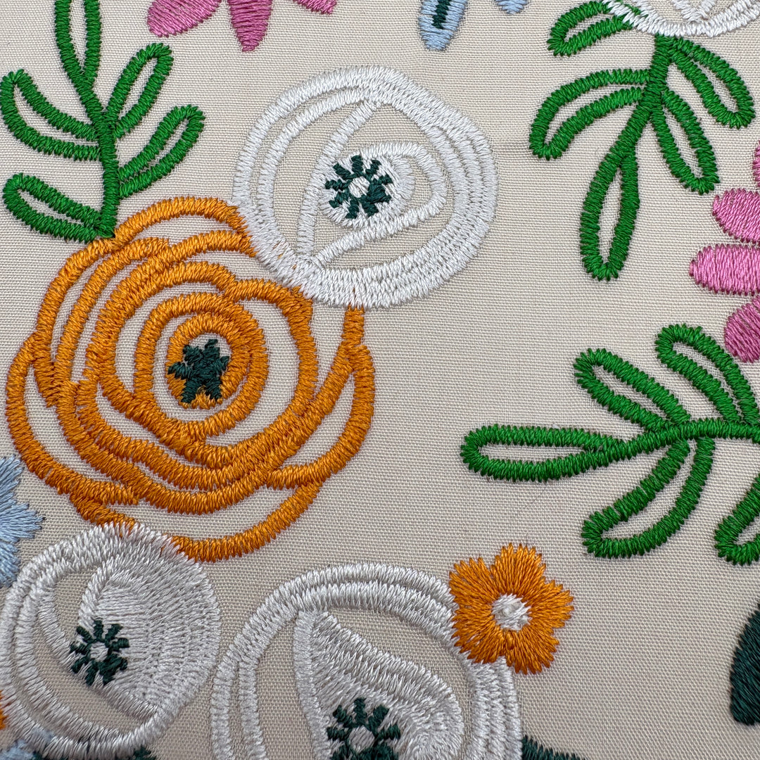 Papyrus Embroidered Floral Journal