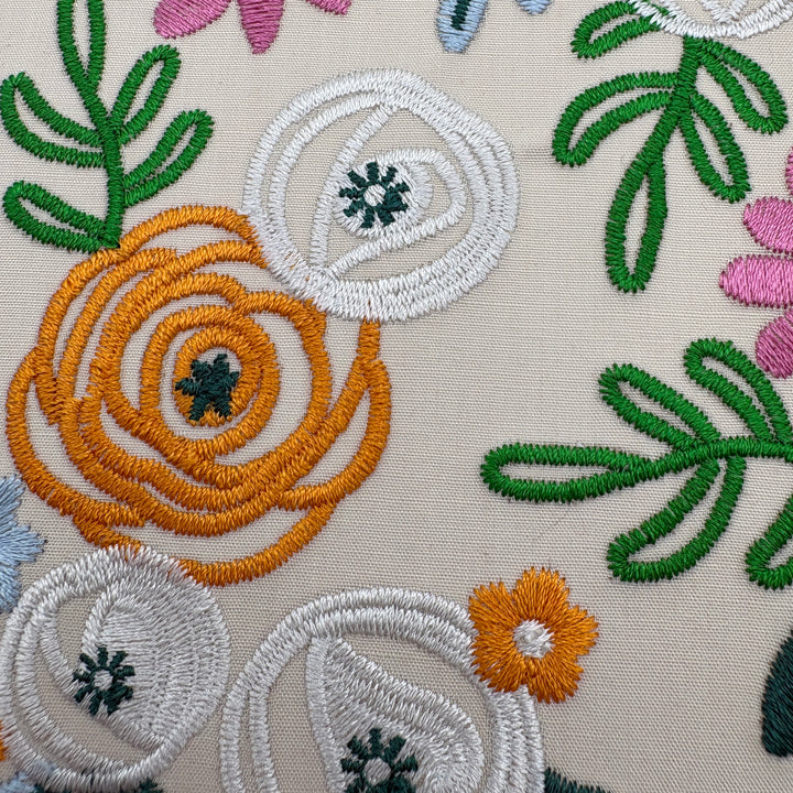 Papyrus Embroidered Floral Journal