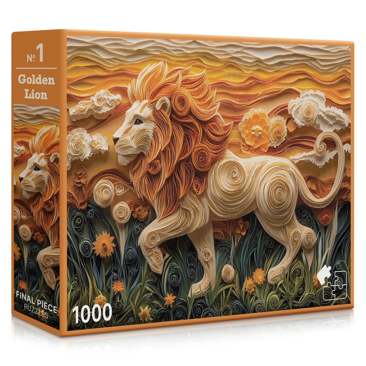 Golden Lion - 1000 Piece Puzzle