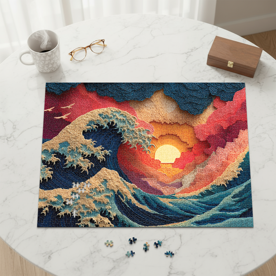 Great Wave - 1000 Piece Puzzle