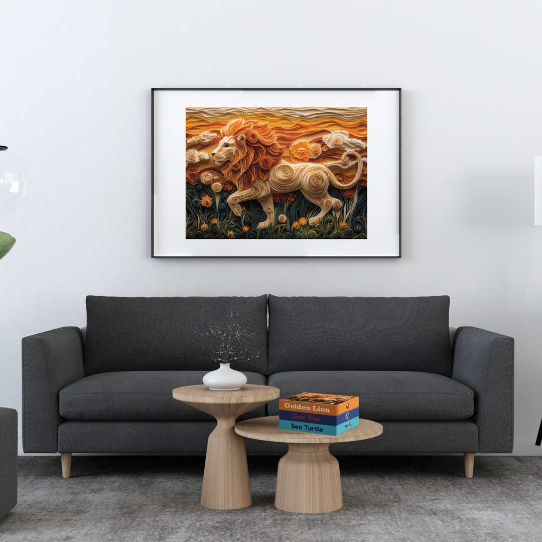 Golden Lion - 1000 Piece Puzzle